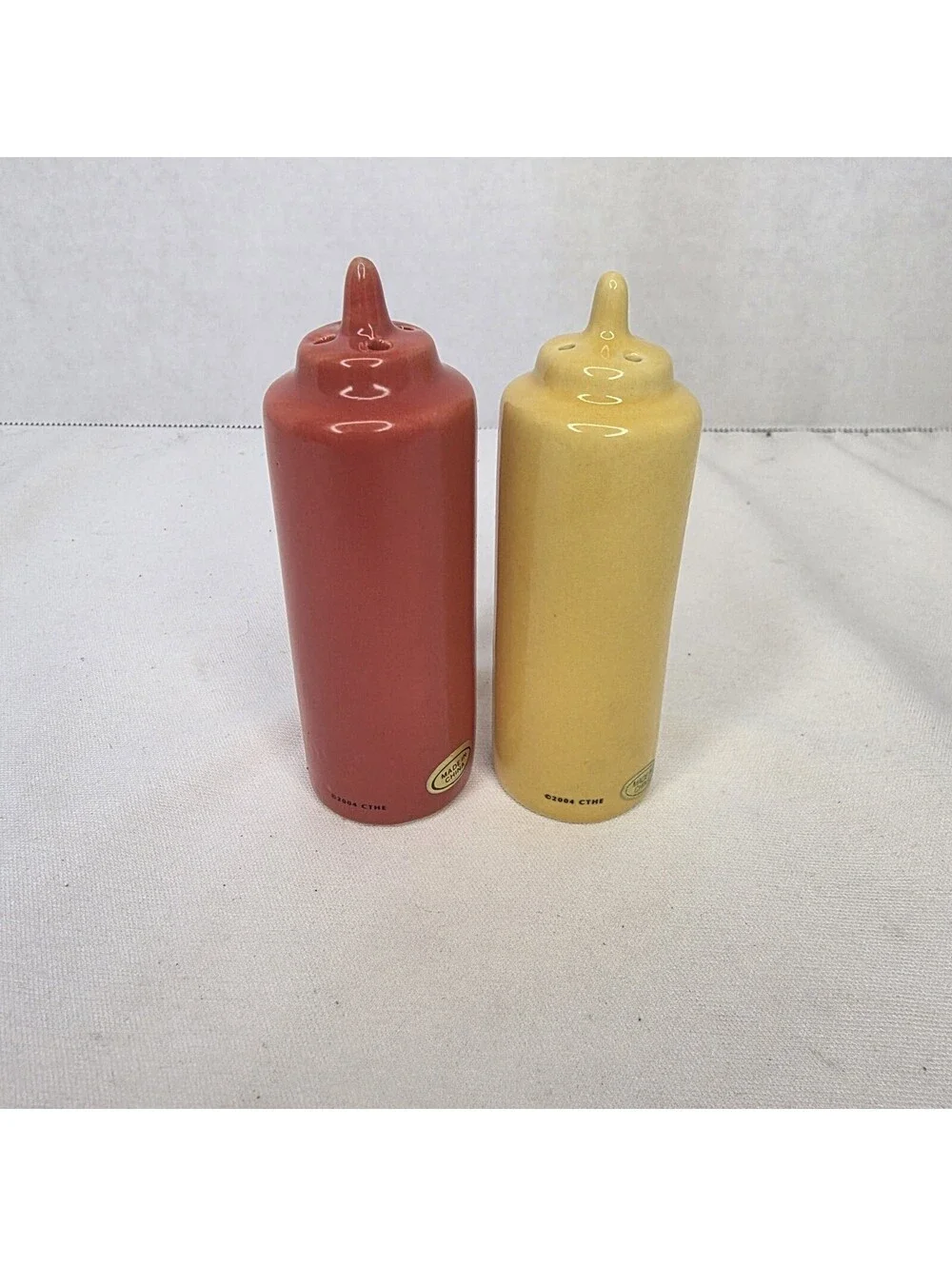 Seinfeld Monks Diner Salt Pepper Shakers 2004 Property of Monks Set Vintage
